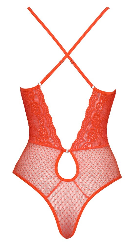 Body in Neonfarbe Korall