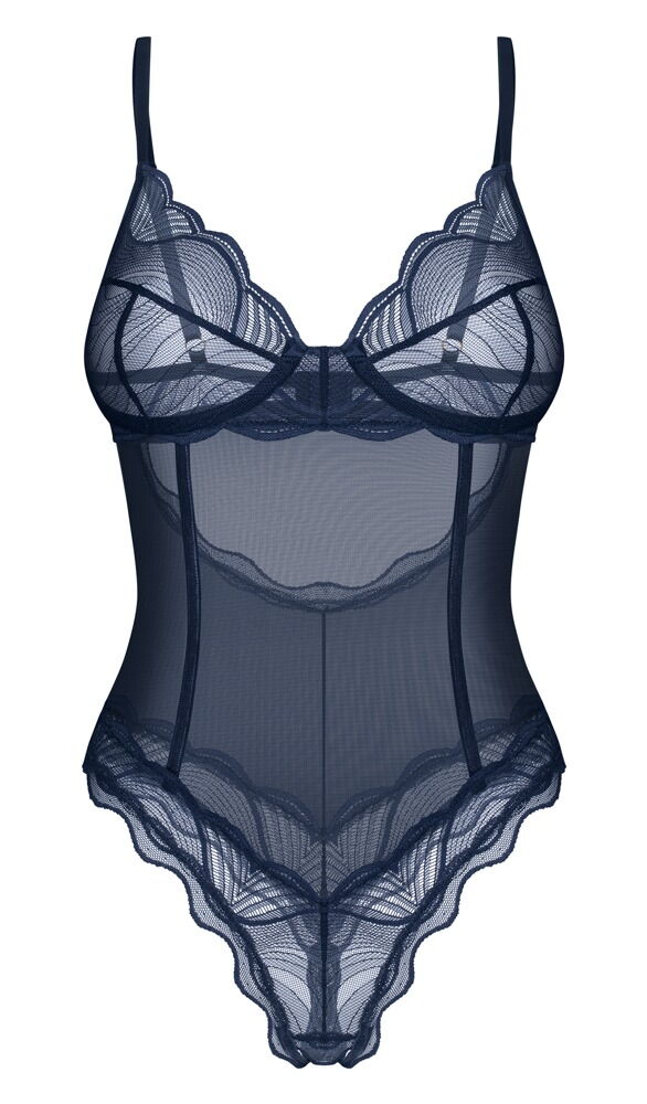 Ouvert-Body „Nightly Blue“ mit Bügel-Cups