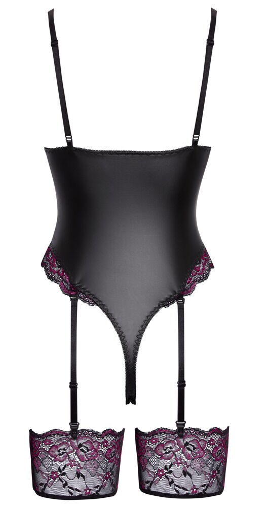 Straps-Body im Mattlook mit Spitze