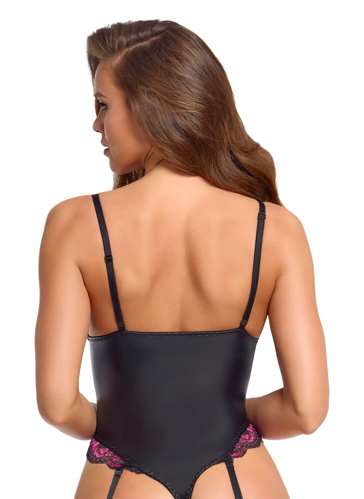Straps-Body im Mattlook mit Spitze