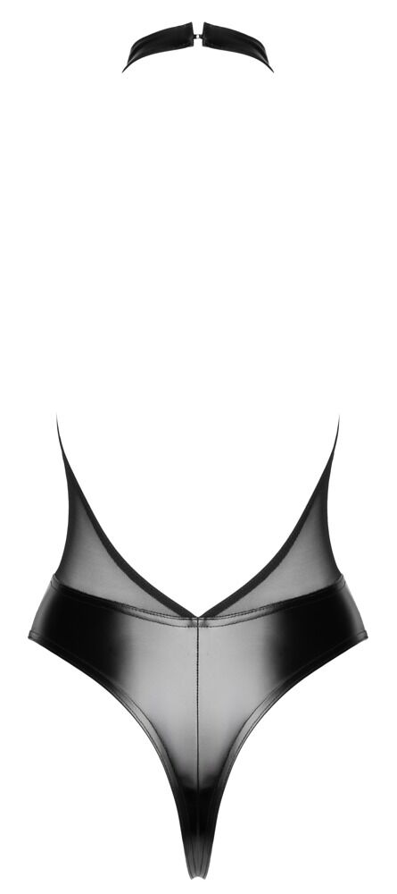 Body im stylischen Material-Mix