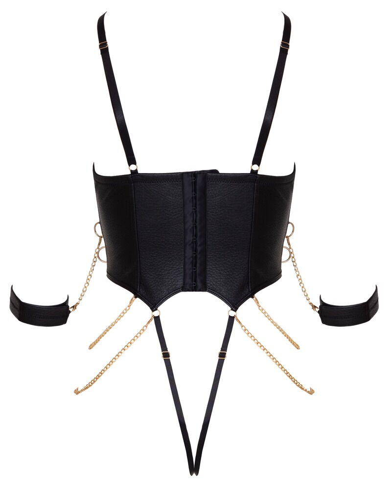 Bondage-Body inklusive Soft-Armfesseln