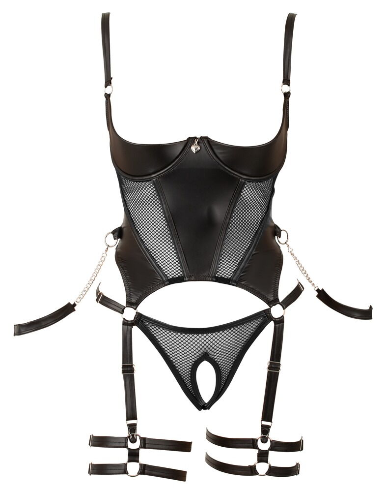 Ouvert-Body inklusive Soft-Armfesseln