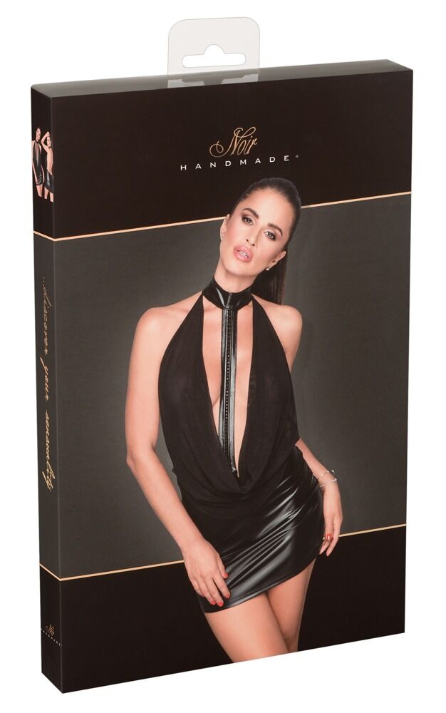 Kleid „Missbehaved Exclusive“ im Powerwetlook mit Powernet