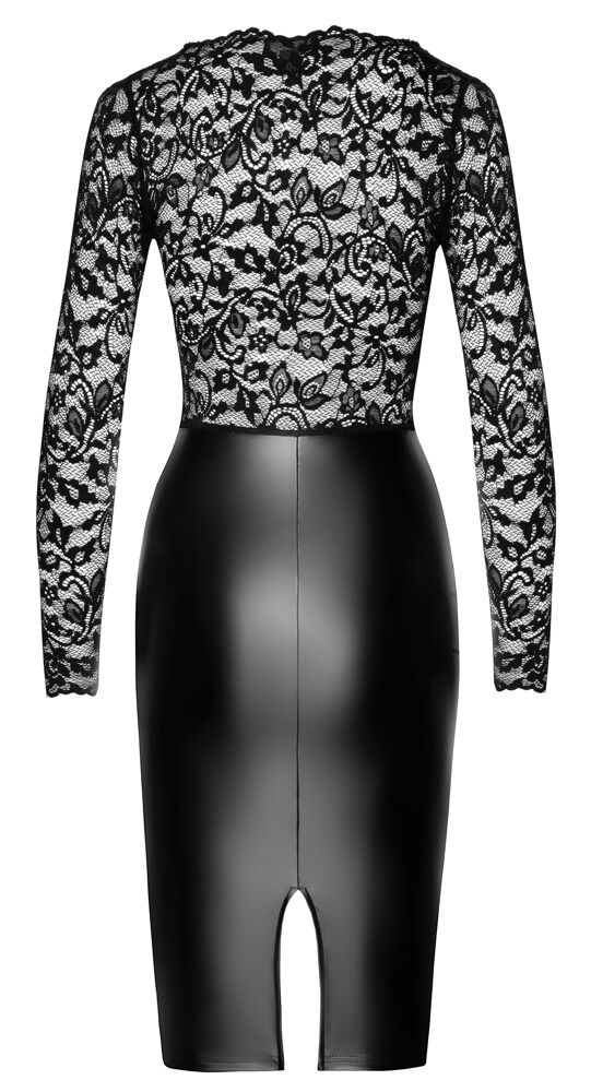 Kleid „Libido“ aus Spitze mit Rockteil im Powerwetlook