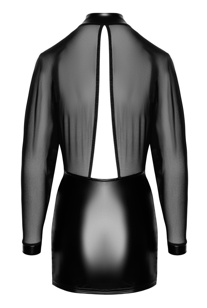 Minikleid „Orgia“ im stylischen Material-Mix