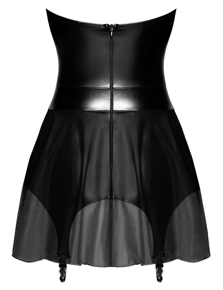 Minikleid mit Strapsen