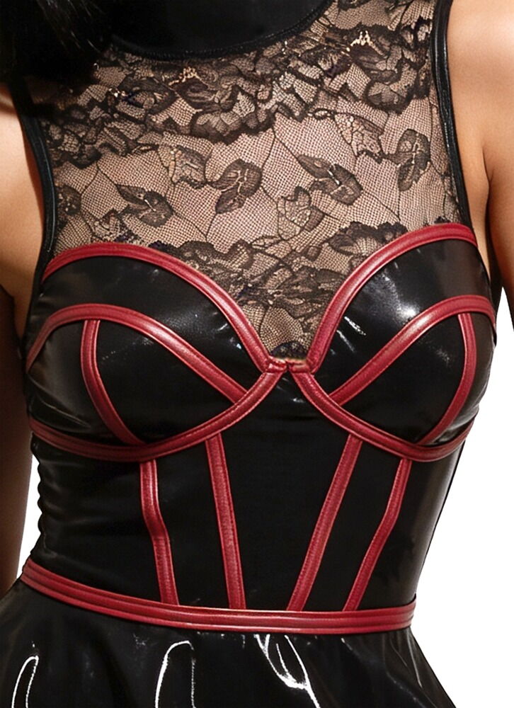 Minikleid im Corsagen-Style