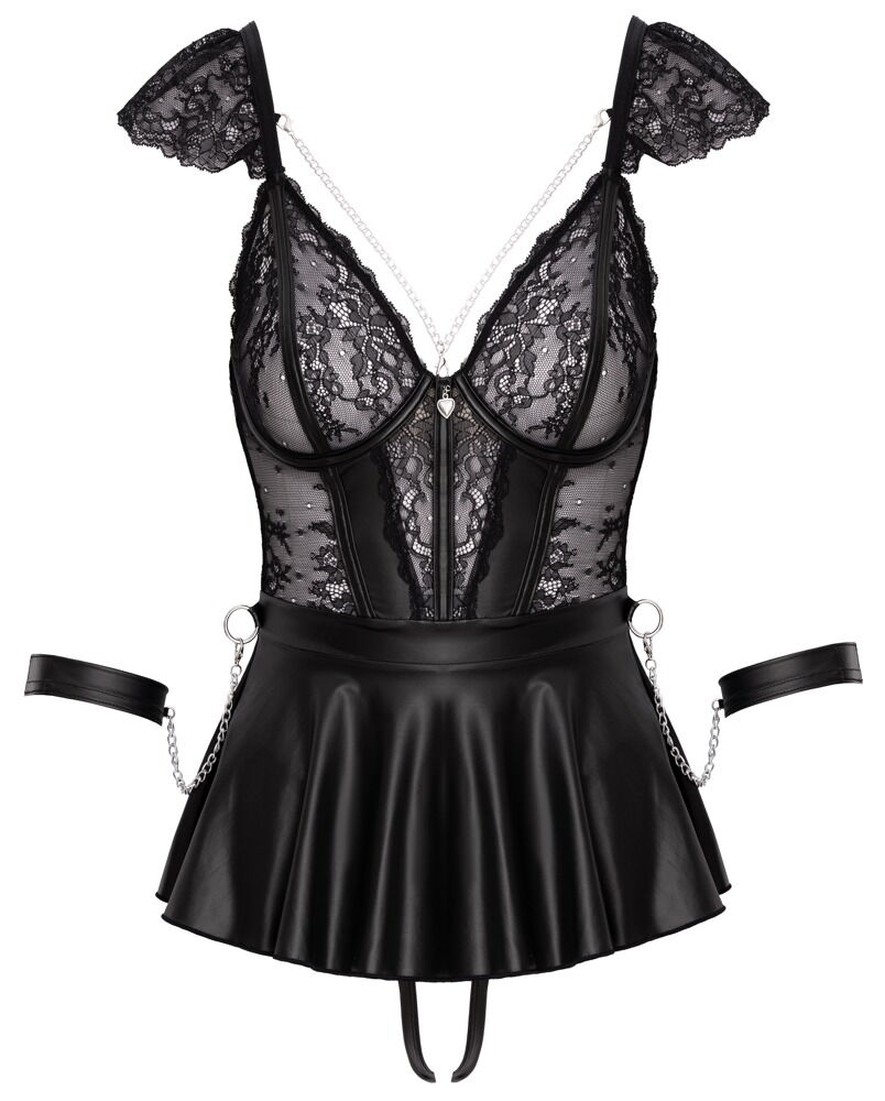 Babydoll inklusive Ouvert-String
