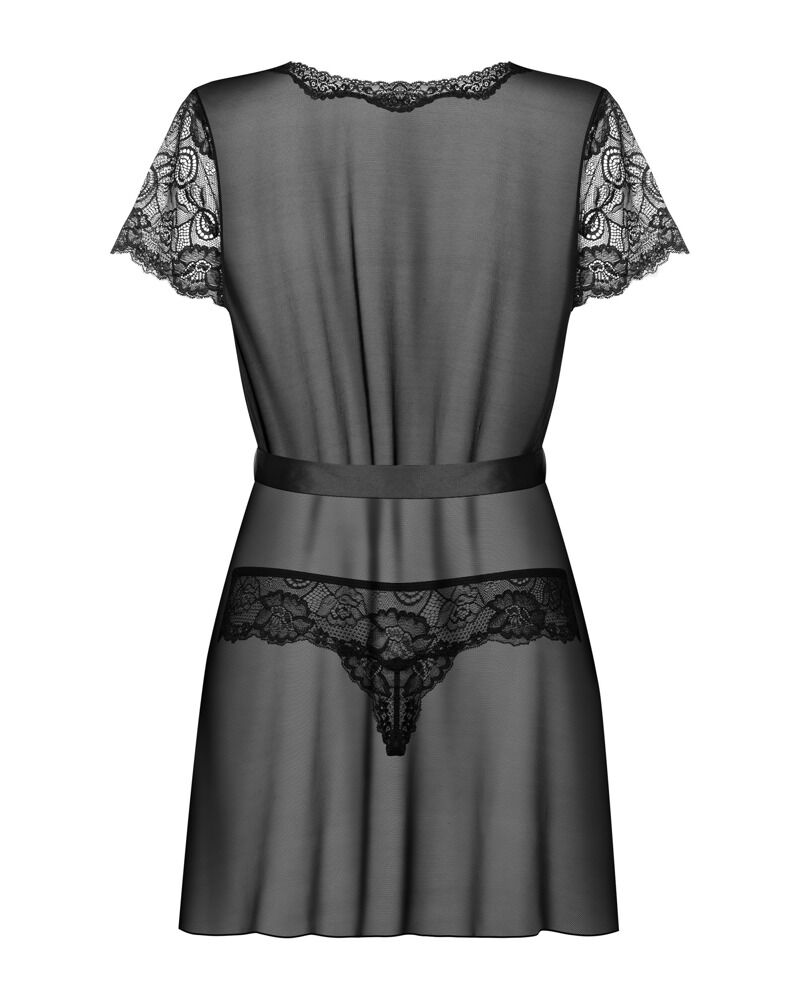 Kimono „Alluria“ inklusive Spitzen-String