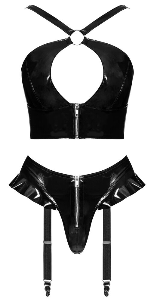 Lack-Top inklusive Straps-Riostring aus Lack