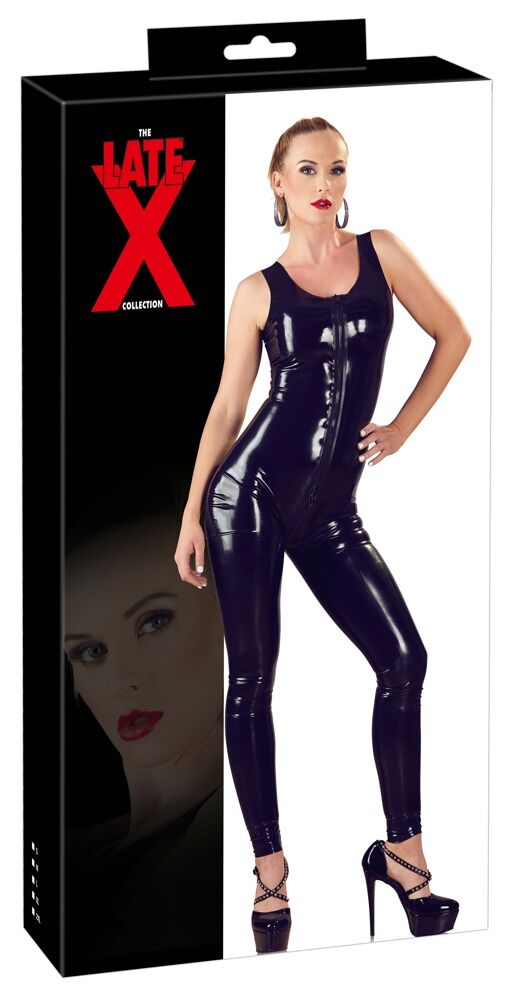 Catsuit aus Naturlatex mit 3-Wege-Zipper