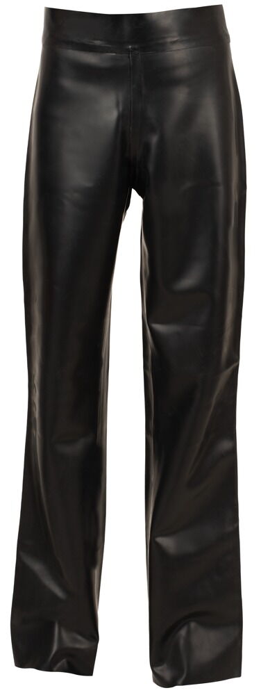 Latex-Hose mit ausgestelltem Bein