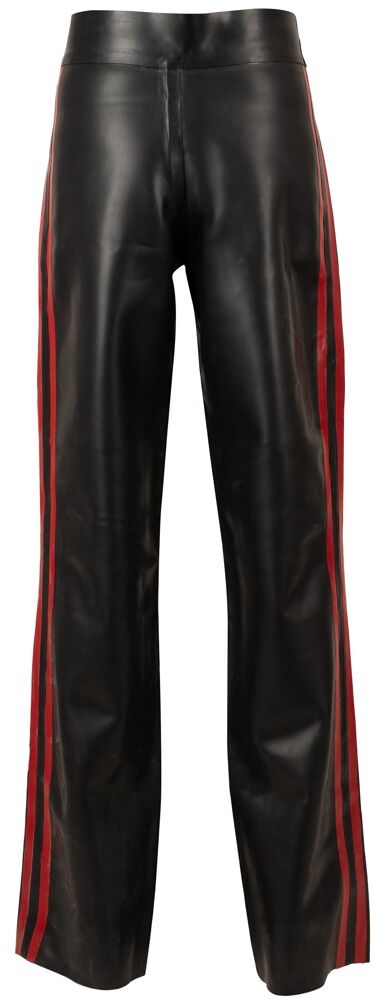 Latex-Hose mit ausgestelltem Bein