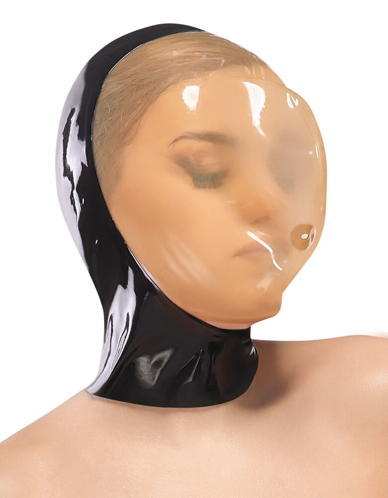 Vakuum-Kopfmaske aus Latex