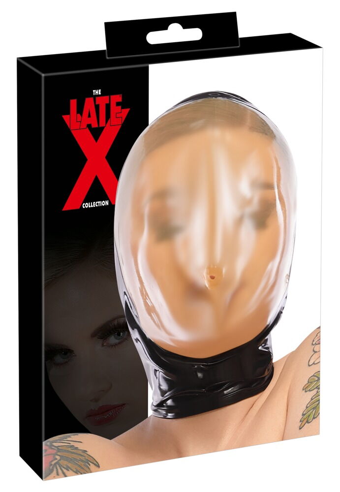 Vakuum-Kopfmaske aus Latex