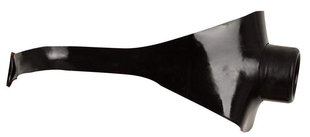 Latex-Knebelmaske mit Mundrohr