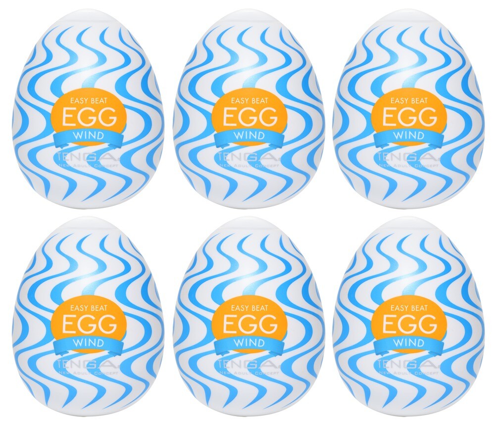 Masturbator „Egg Wind“ mit Wellen-Stimulationsstruktur