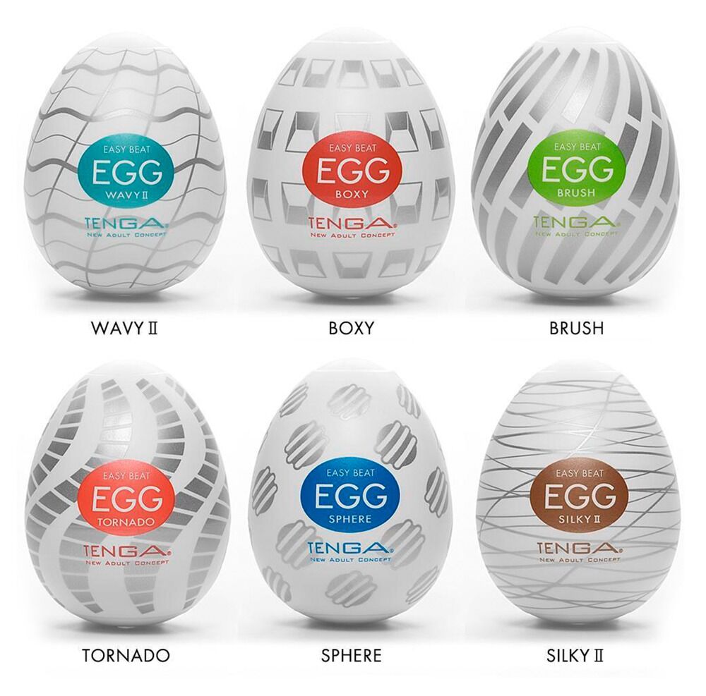 6-teiliges Masturbator-Set „Egg Variety Pack New Standard“