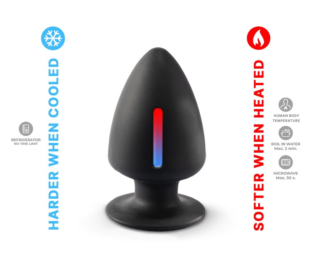 Analplug „Premium Silicone Plug“ mit Standfuß