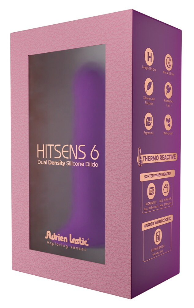 Dildo „Hitsens 6“ aus Silexpan, individuell formbar und biegsam