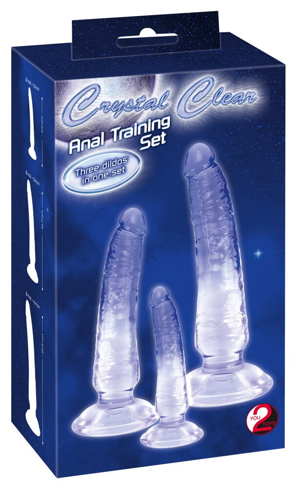 3-teiliges Dildo-Set  „Anal Training", versch. Größen und Gewichte