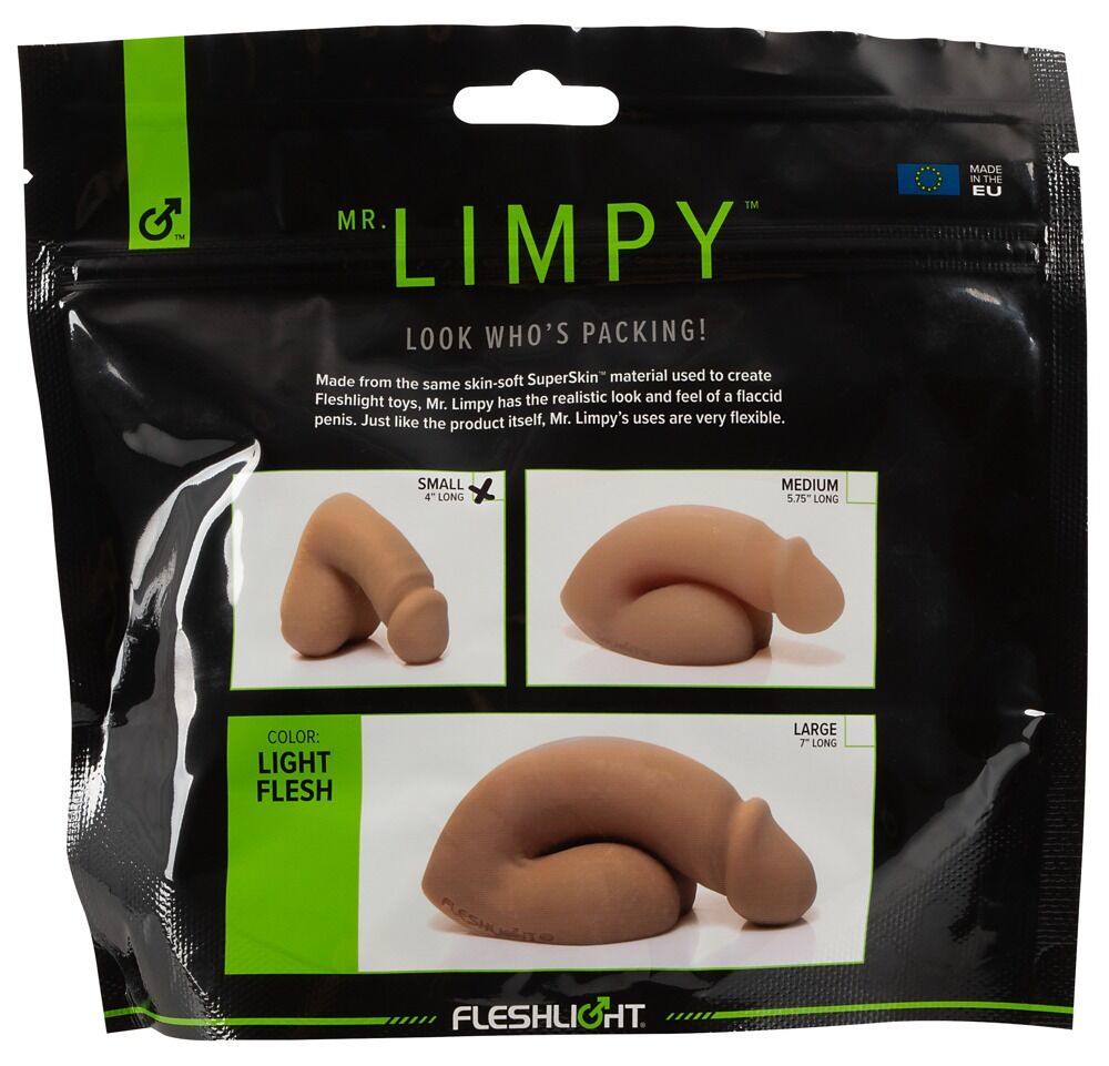 Naturdildo „Mr. Limpy“, weich und flexibel