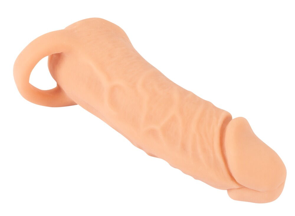 Penissleeve „2in1 Extension + Masturbator“ mit Hodenring