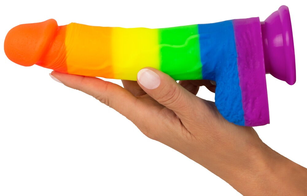 Naturdildo „PRIDE!“ mit Saugfuß