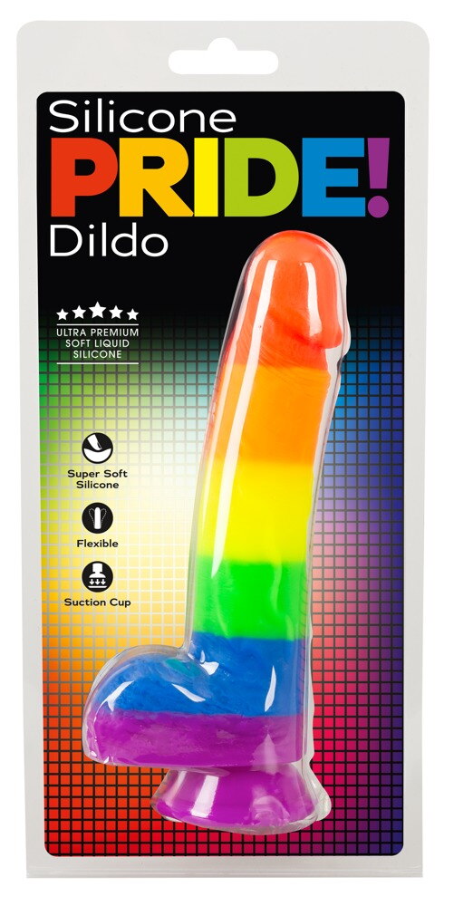 Naturdildo „PRIDE!“ mit Saugfuß