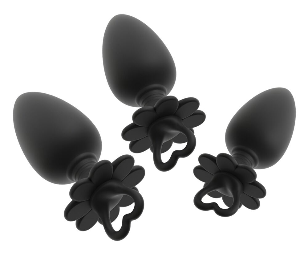 3-teiliges Analplug-Set