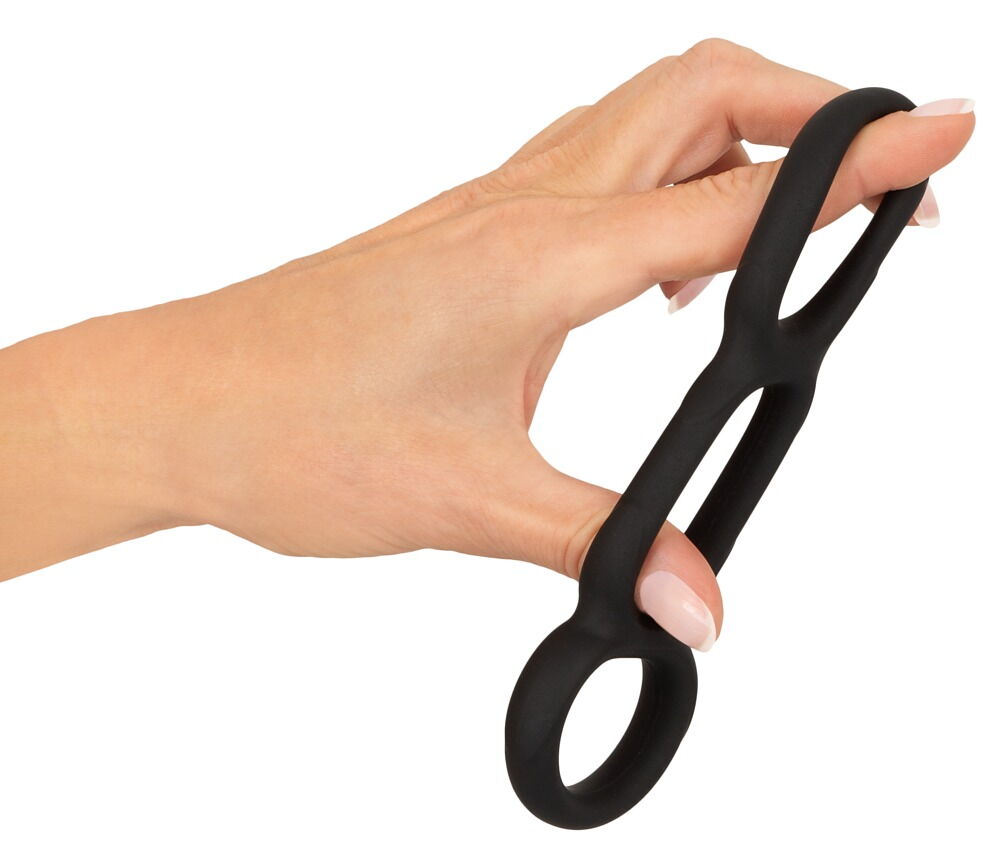 Penisring „Triple“ aus Liquid-Silikon