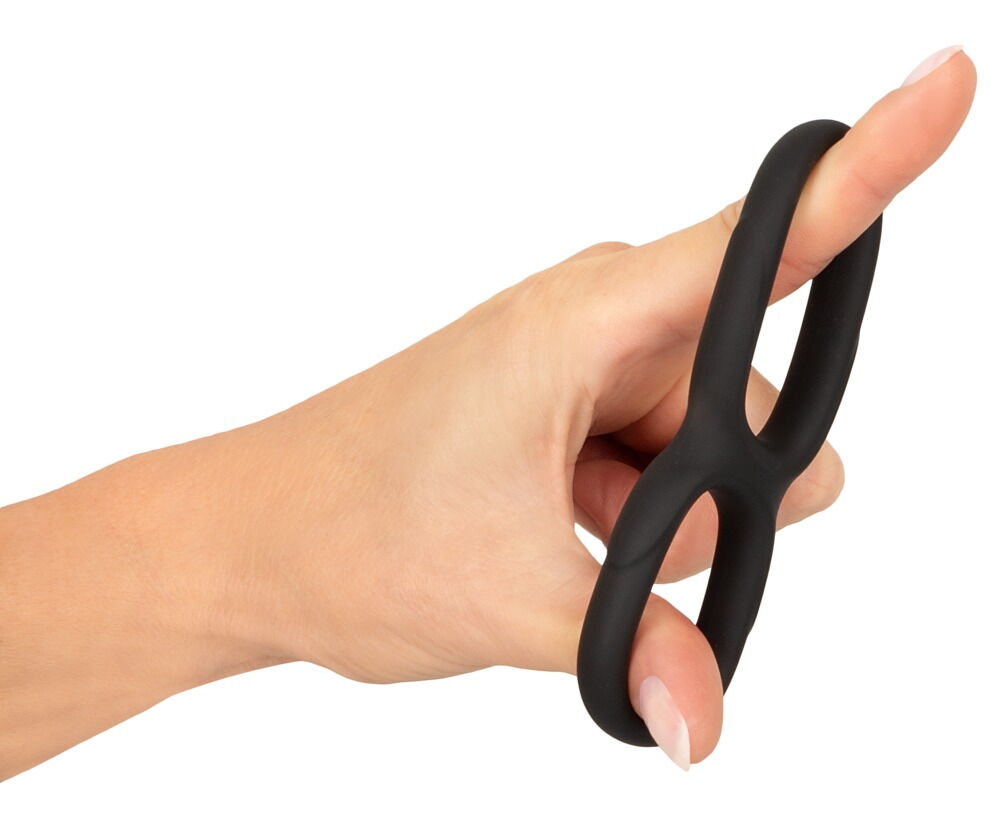 Penisring „Double“ aus Liquid-Silikon