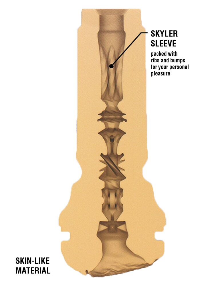 Masturbator „Feel Skyler Lo” mit intensiver Stimulationsstruktur