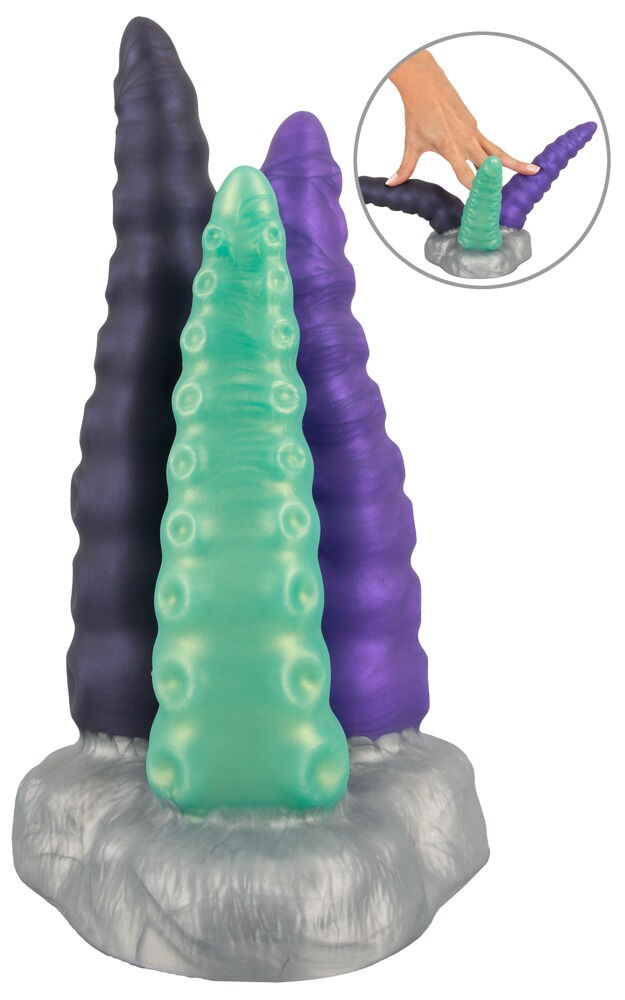 Dildo „Triple Tentacle“, einzeln beweglich