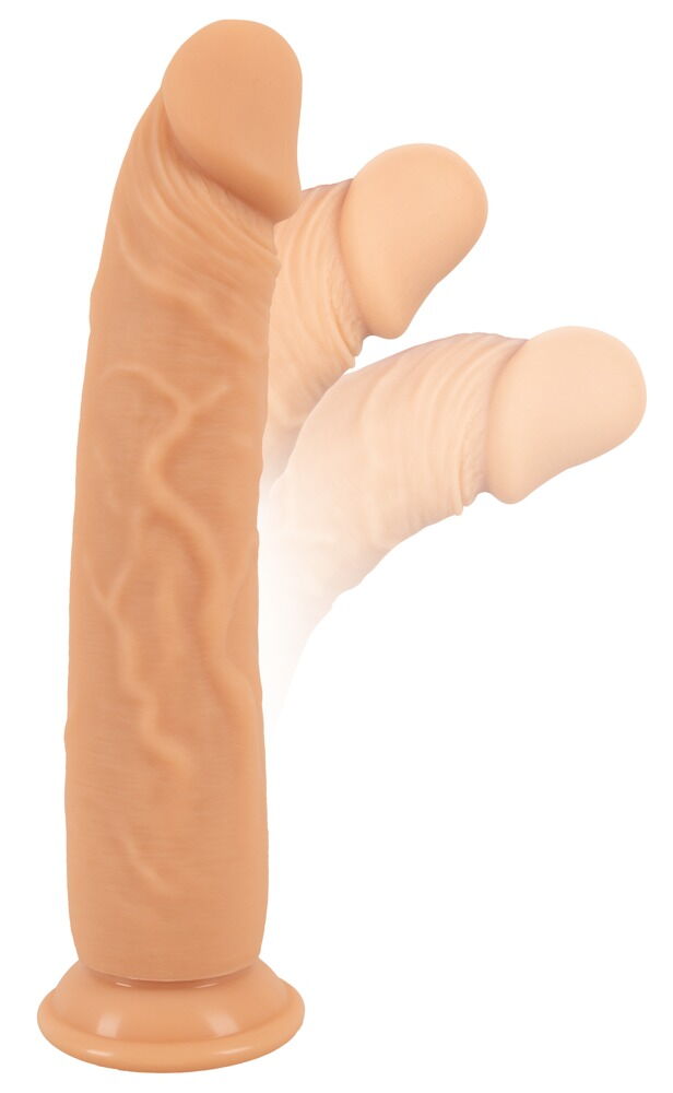 Naturdildo „European Lover Silicone!“ mit Saugfuß