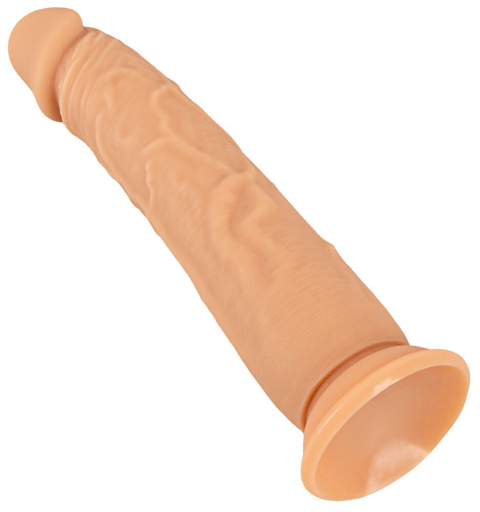 Naturdildo „European Lover Silicone!“ mit Saugfuß