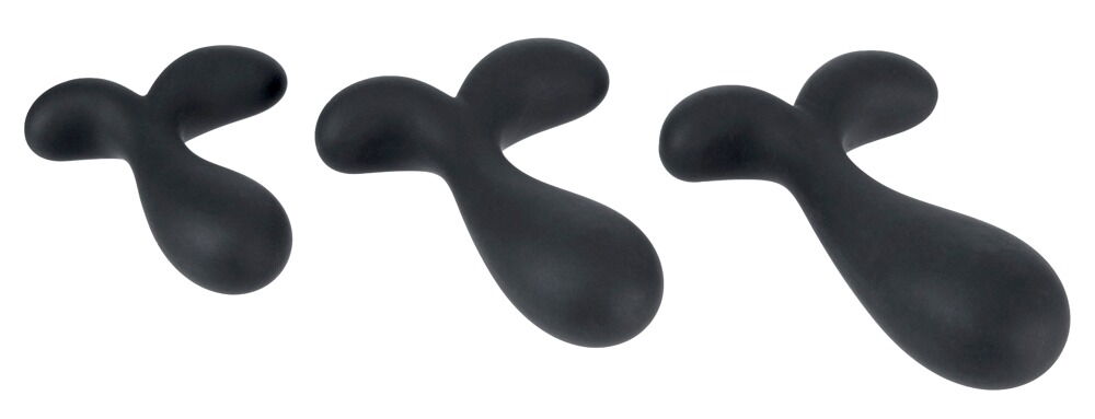 3-teiliges Analplug-Set