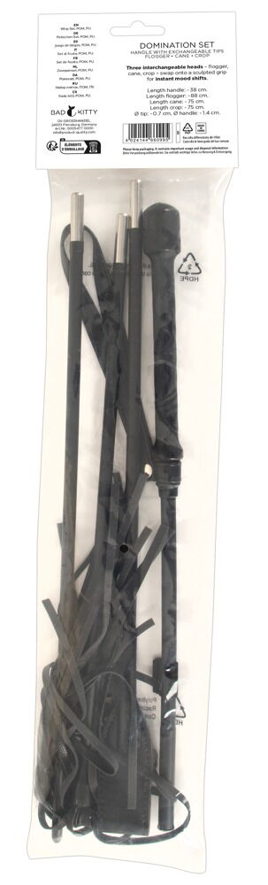 4-teiliges Peitschen-Set