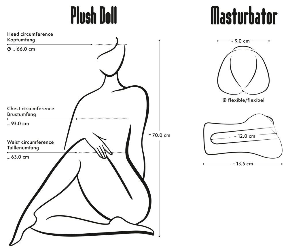 Liebespuppe „Your Plush Doll Leona“, kuschelweich
