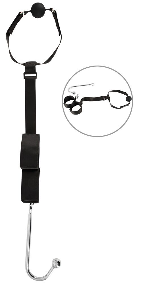 Bondage-Set mit Analhaken & Knebel