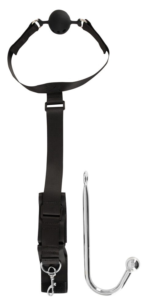 Bondage-Set mit Analhaken & Knebel