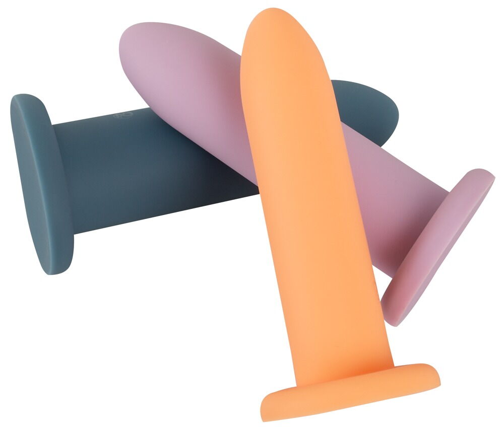 3-teiliges Dildo-Set „Three in a Row“, versch. Größen & Gewichte