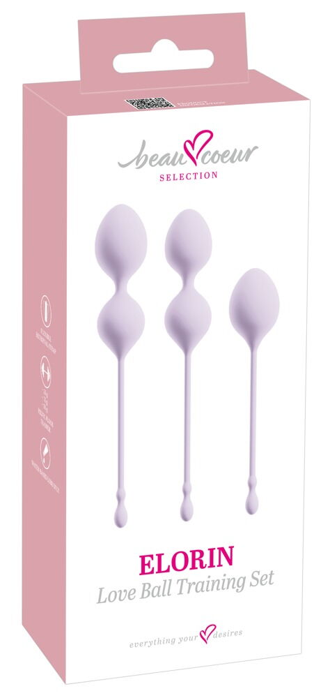 3-teiliges Liebeskugel-Set „ELORIN“