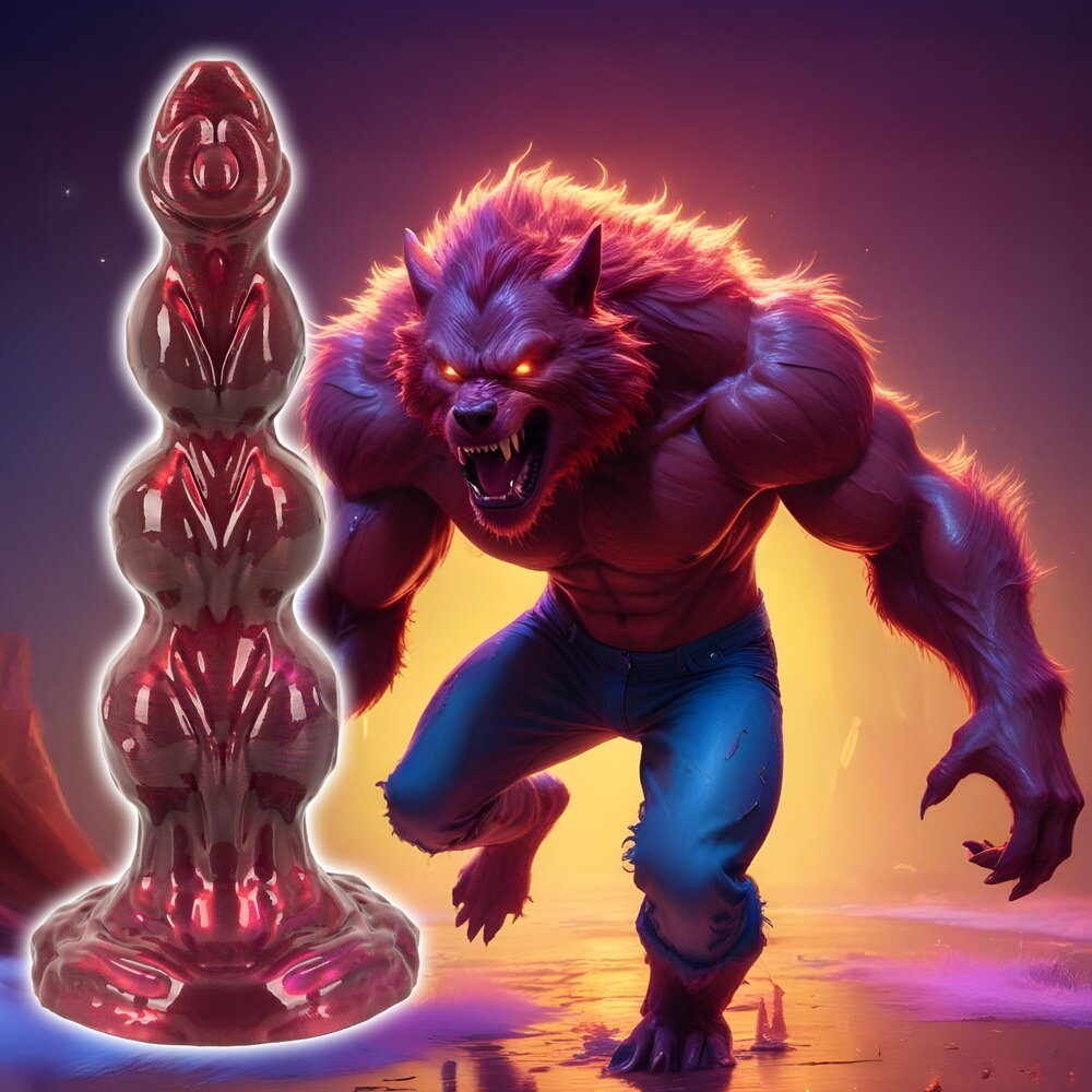 Dildo „Werewolf Willie“ mit Saugfuß