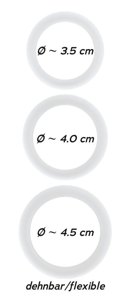 3-teiliges Penisring-Set