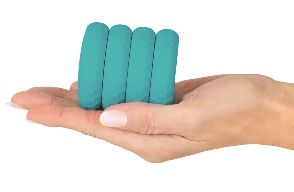 4-teiliges Penis-/Hodenring-Set