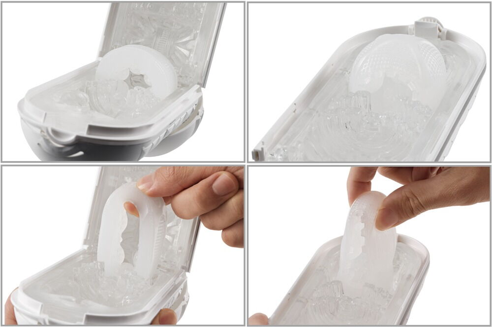 Masturbator „Flip Flexy” mit rundum griffiger Flexible Shell Außenhülle