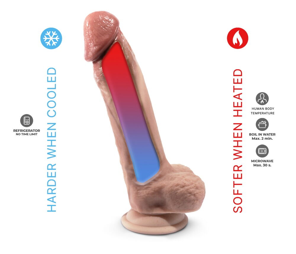 Naturdildo „Model 1 Premium Real Skin“ mit Saugfuß