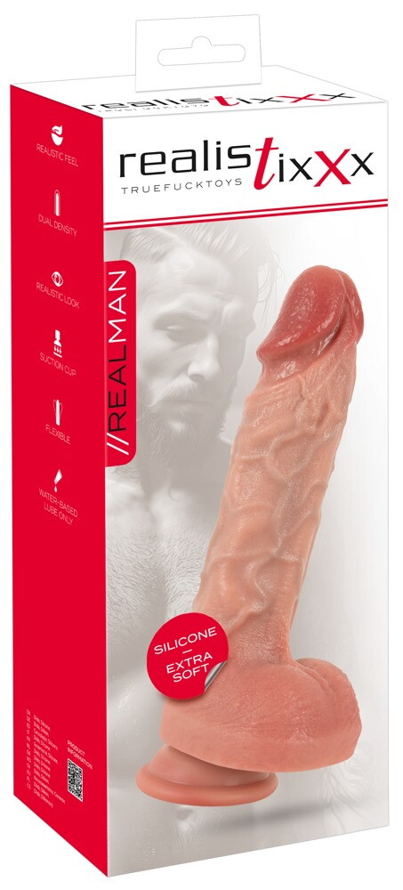 Naturdildo „RealMan“ mit Saugfuß